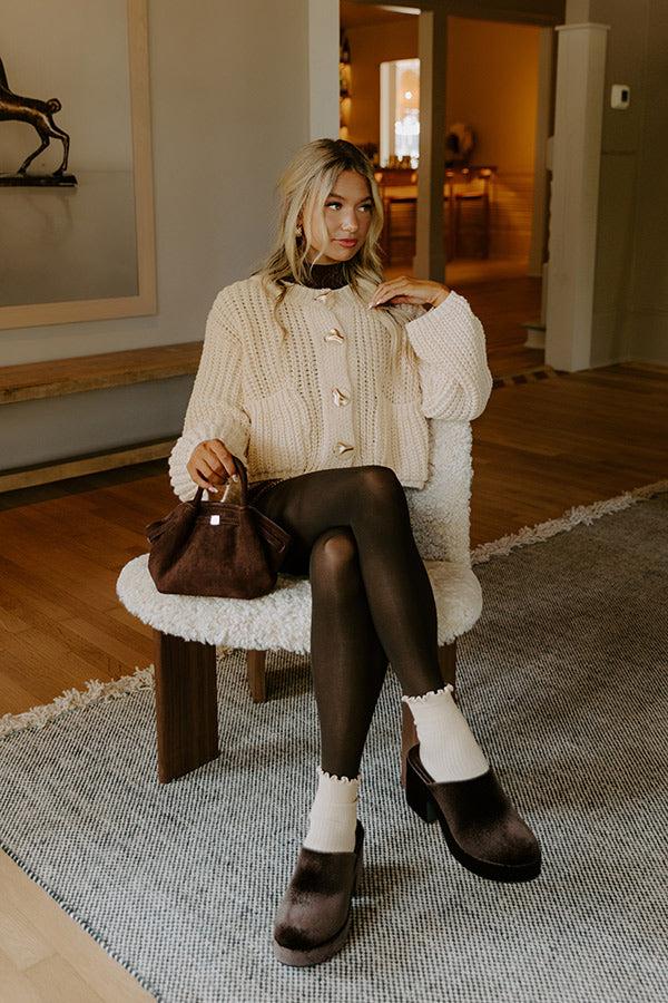 Coffee Shop Cuddles Knit Cardigan Product Image