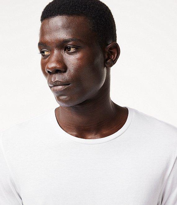 Lacoste Short Sleeve Slim-Fit Crew Neck Undershirts 3-Pack Product Image