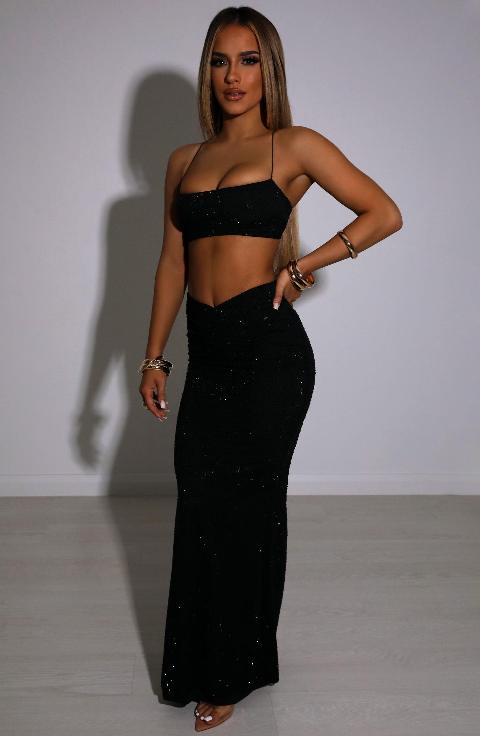 Eloise Maxi Skirt - Black Product Image