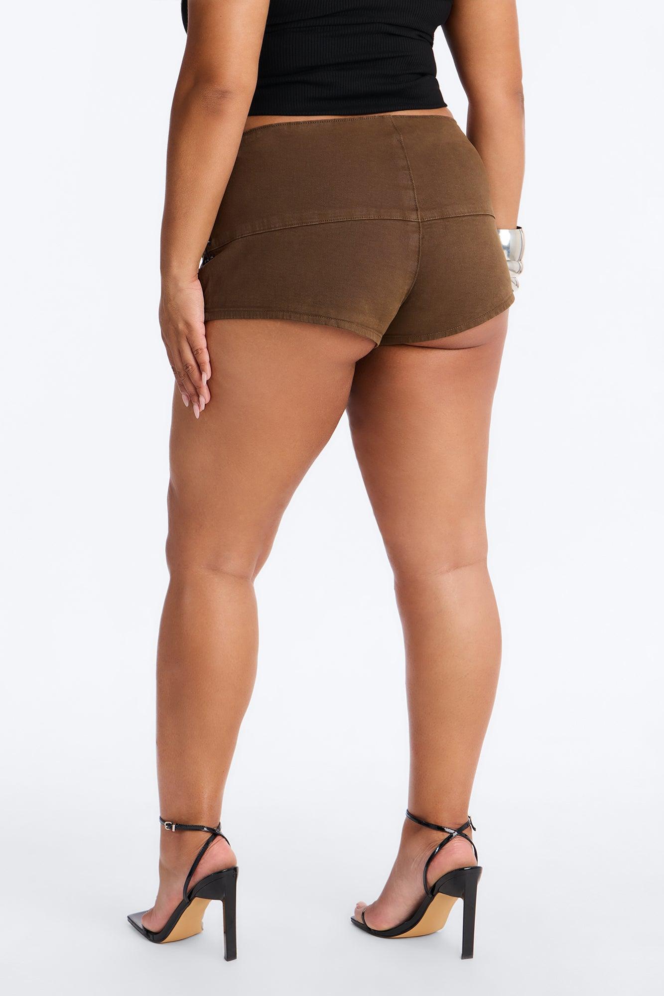 Libby No Waistband Low Rise Micro Short - Olive Female Product Image