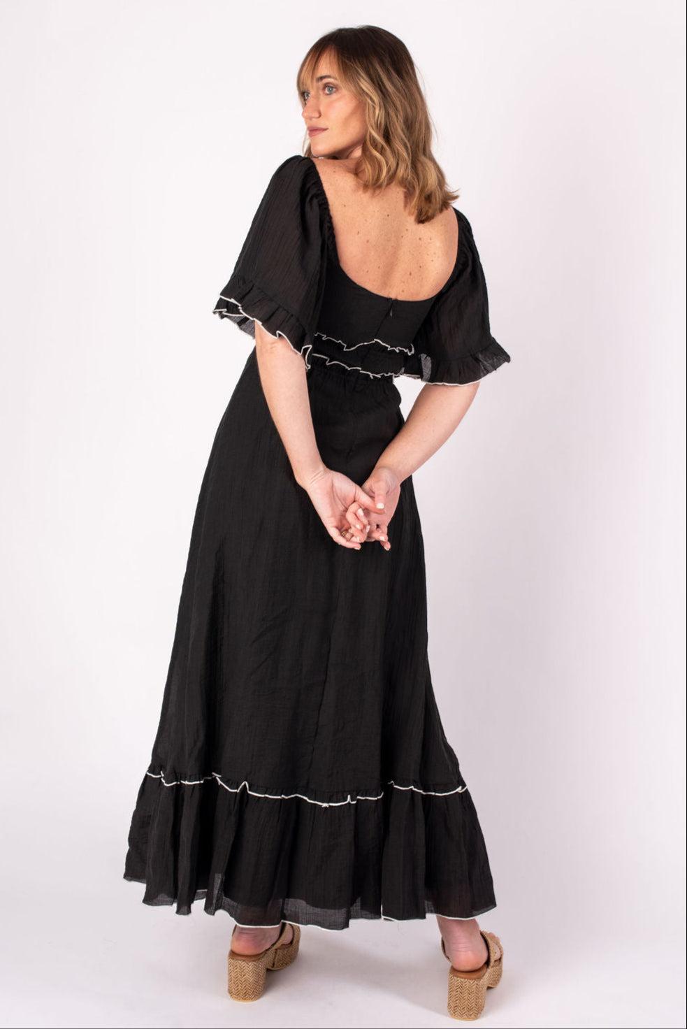 Brynn Short Sleeve Maxi Dress Product Image