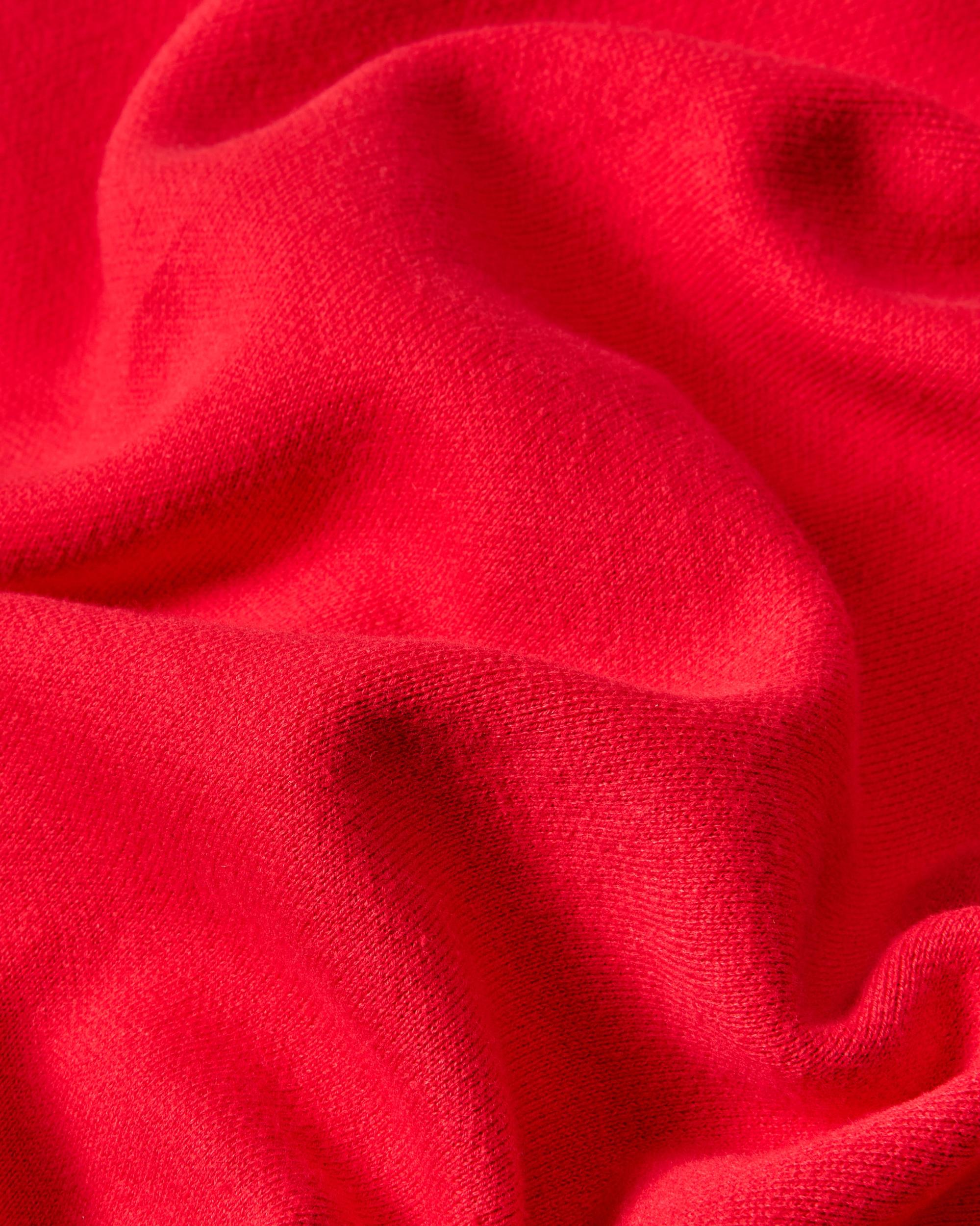 Wharf Knit Hoodie in Crimson Product Image