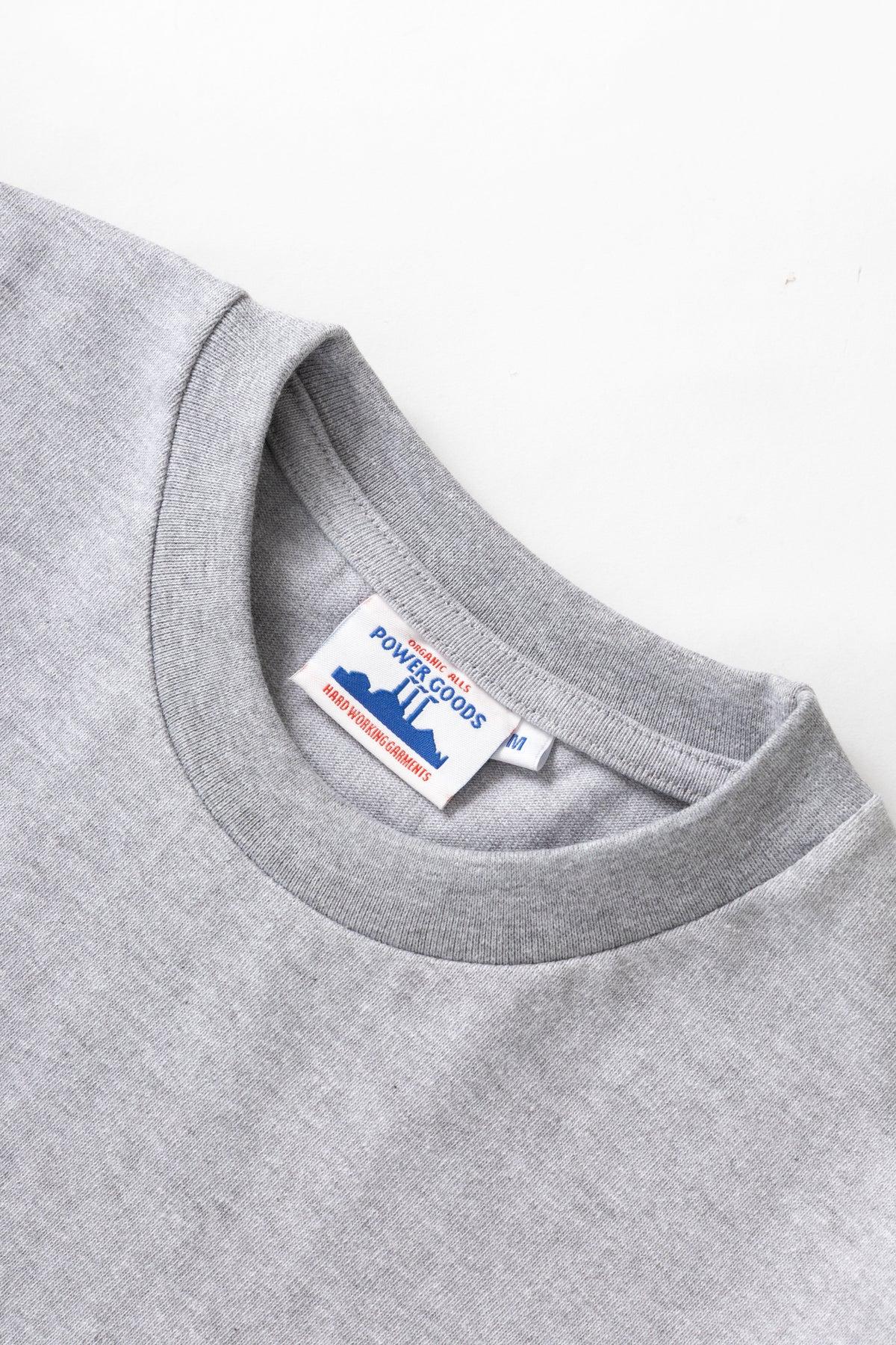 Power Goods - Super Weight T-Shirt - Heather Grey Product Image