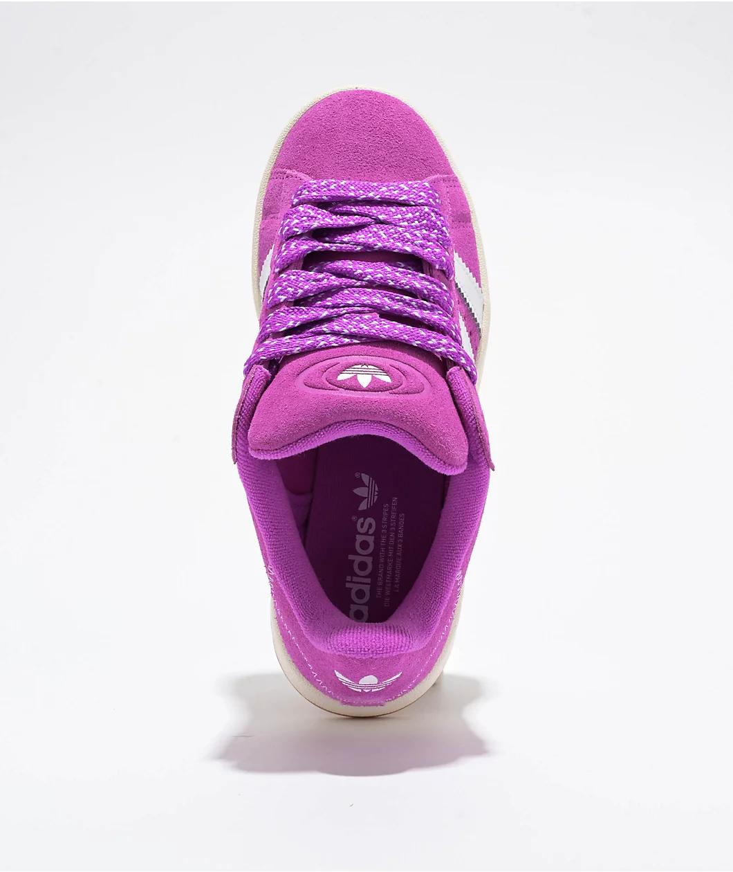 adidas Originals Campus 00s Semi Lucid Fuchsia & Cloud White Skate Shoes Product Image