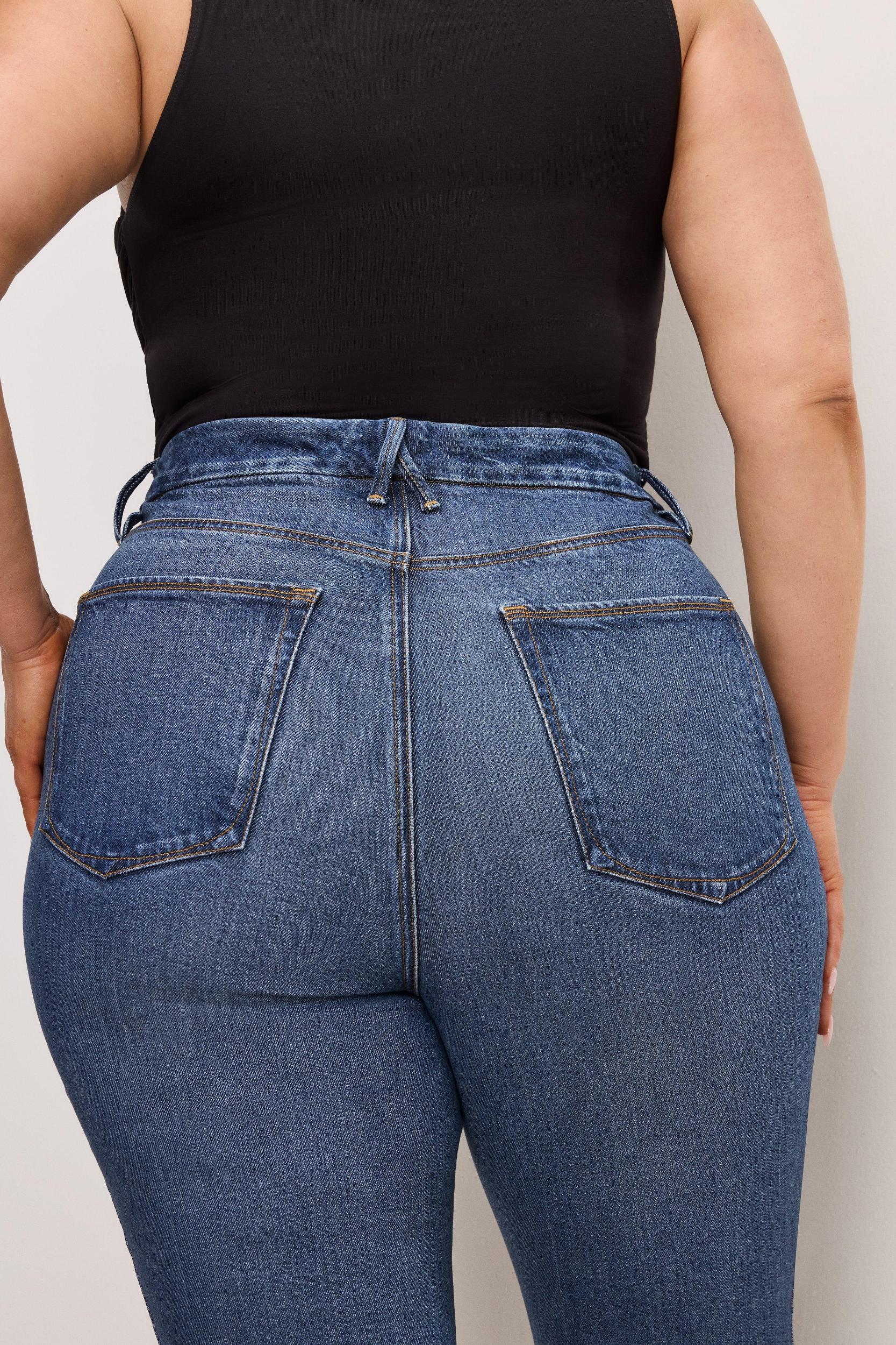 SOFT TECH GOOD WAIST SKINNY CROPPED JEANS | INDIGO839 Product Image
