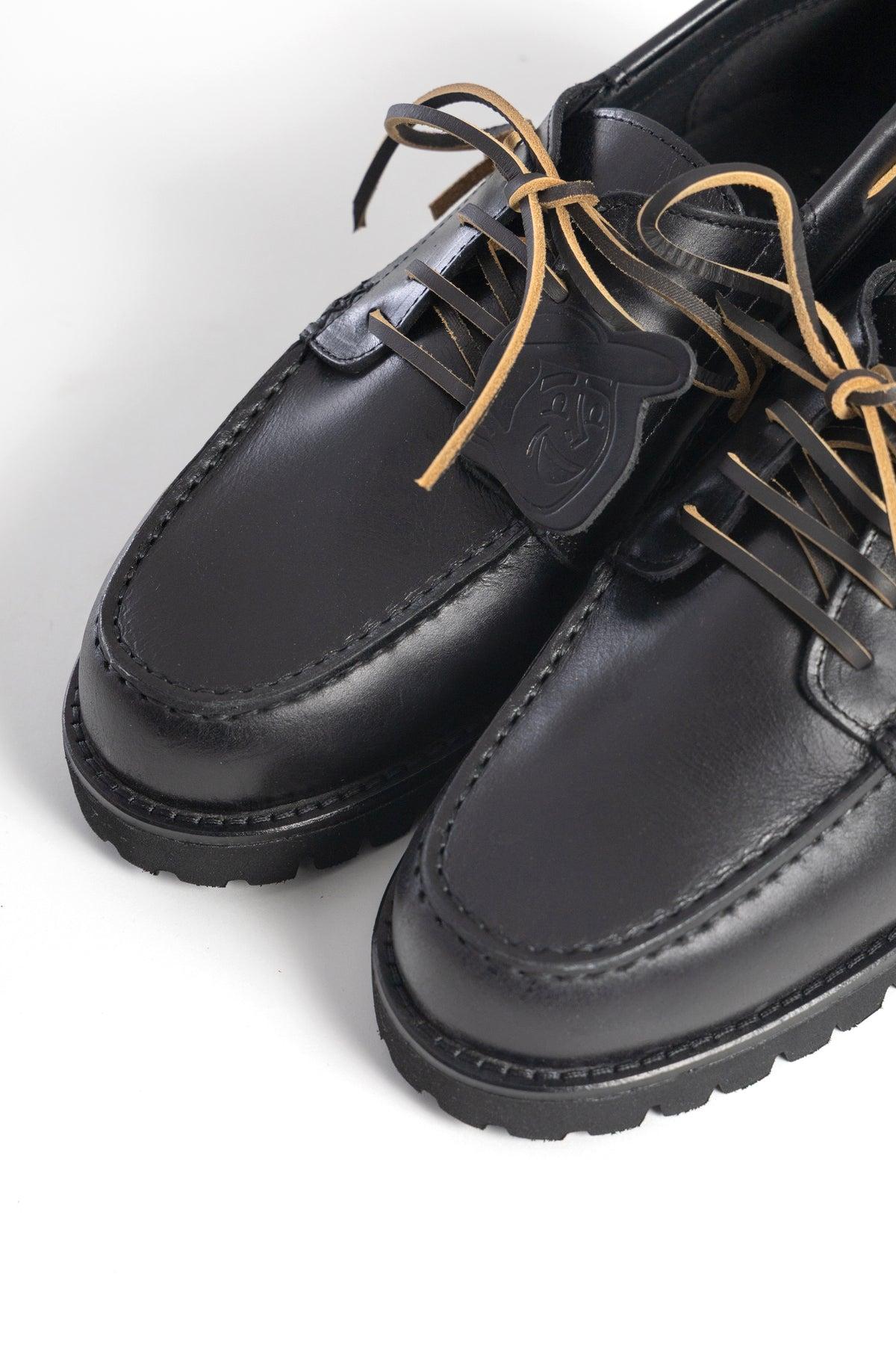 Pompeii - Bristol Boat Shoe - Black Product Image