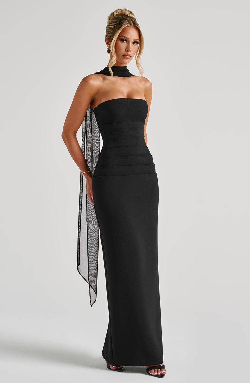 Yulia Maxi Dress - Black Product Image