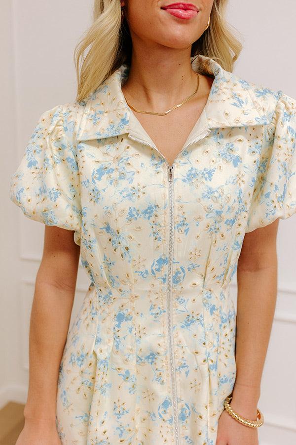 Garden Views Floral Eyelet Mini Dress Product Image