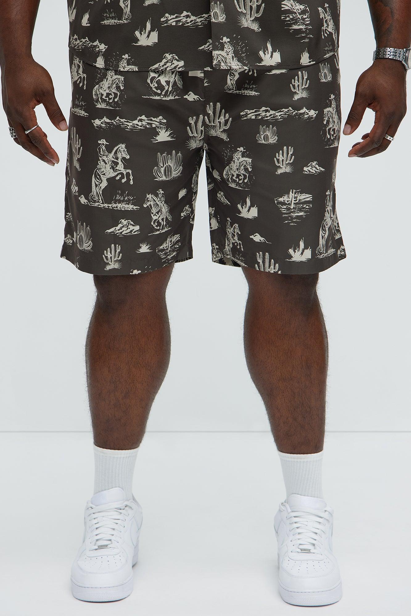 Wild West Relaxed Short - Brown Combo Product Image