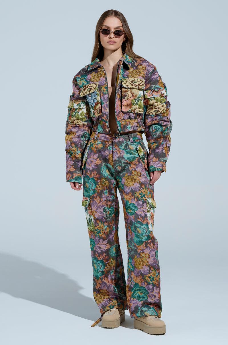 LOGAN SQUARE JACQUARD BOMBER Product Image