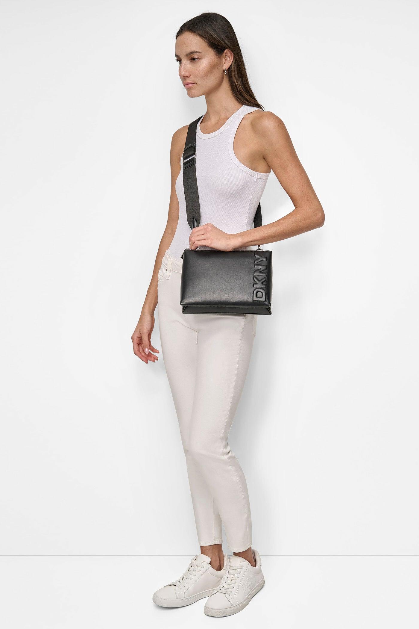 TINSLEY LOGO EMBOSSED CROSSBODY BAG Product Image