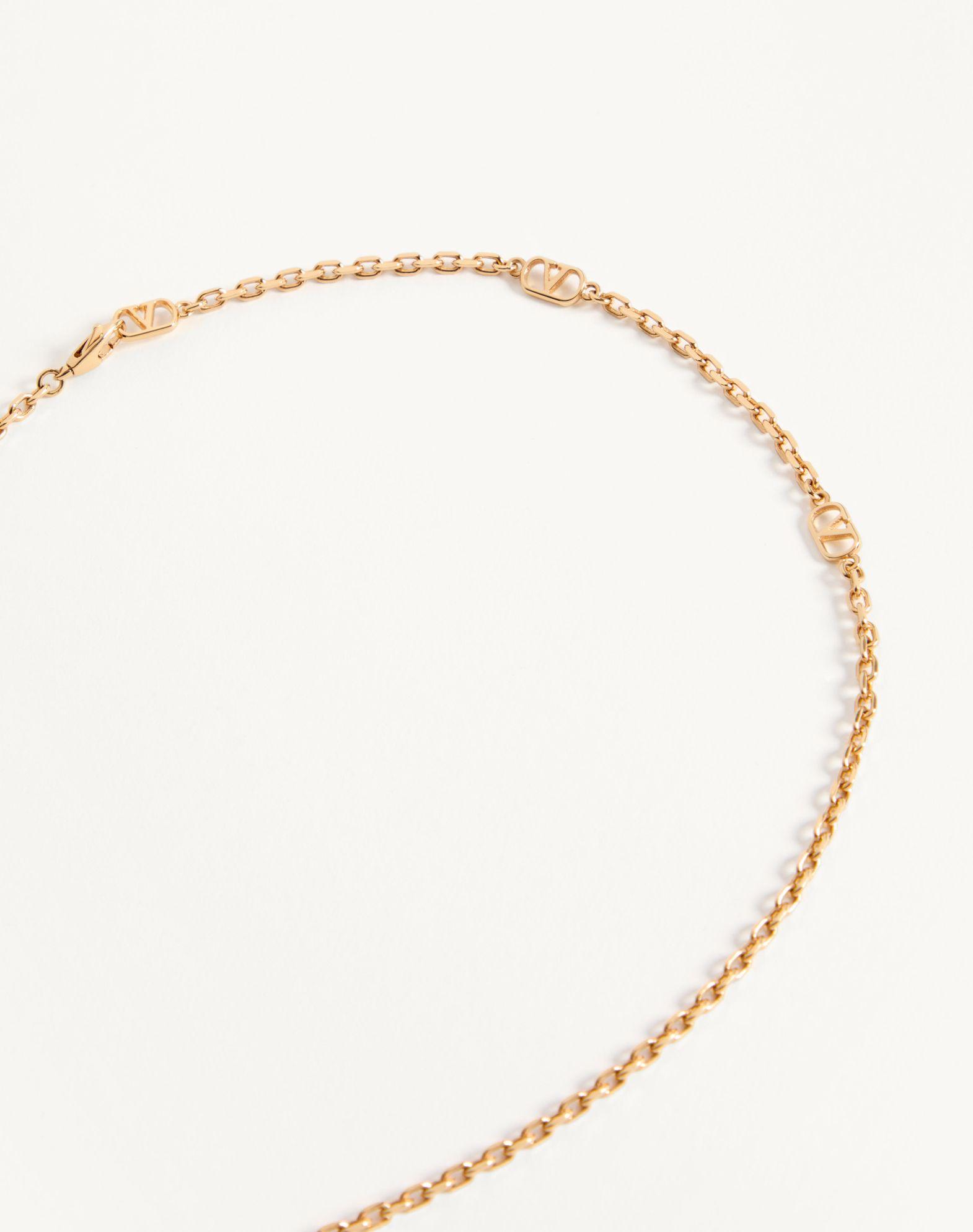 Coeur Royal Necklace In Metal And Enamel Product Image