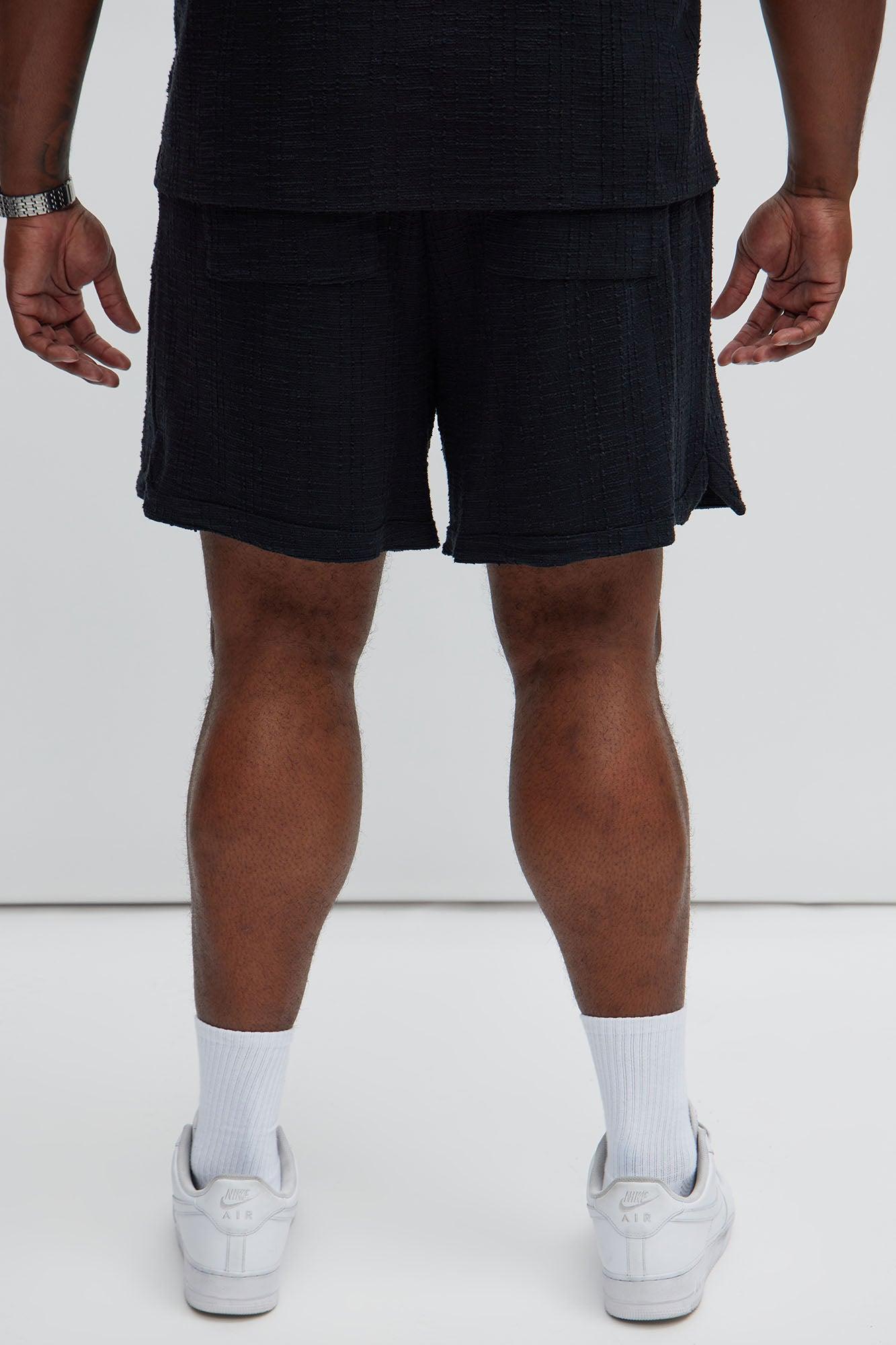 Jordan Textured Volley Shorts - Black Product Image