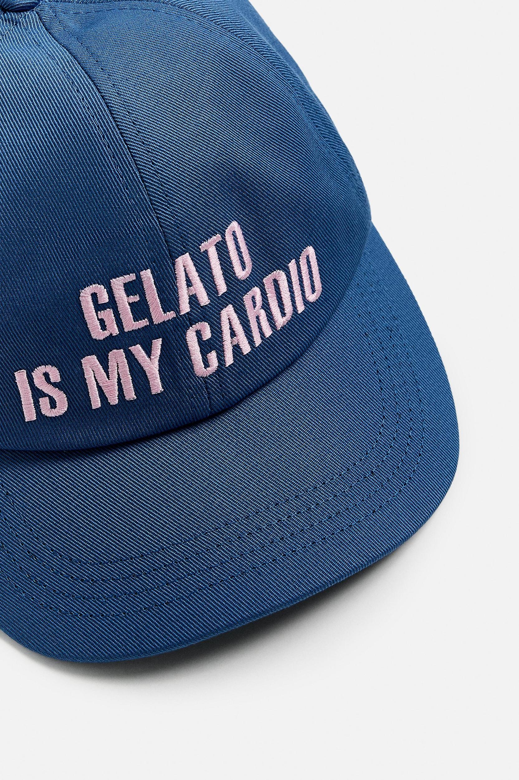 EMBROIDERED TEXT CAP Product Image