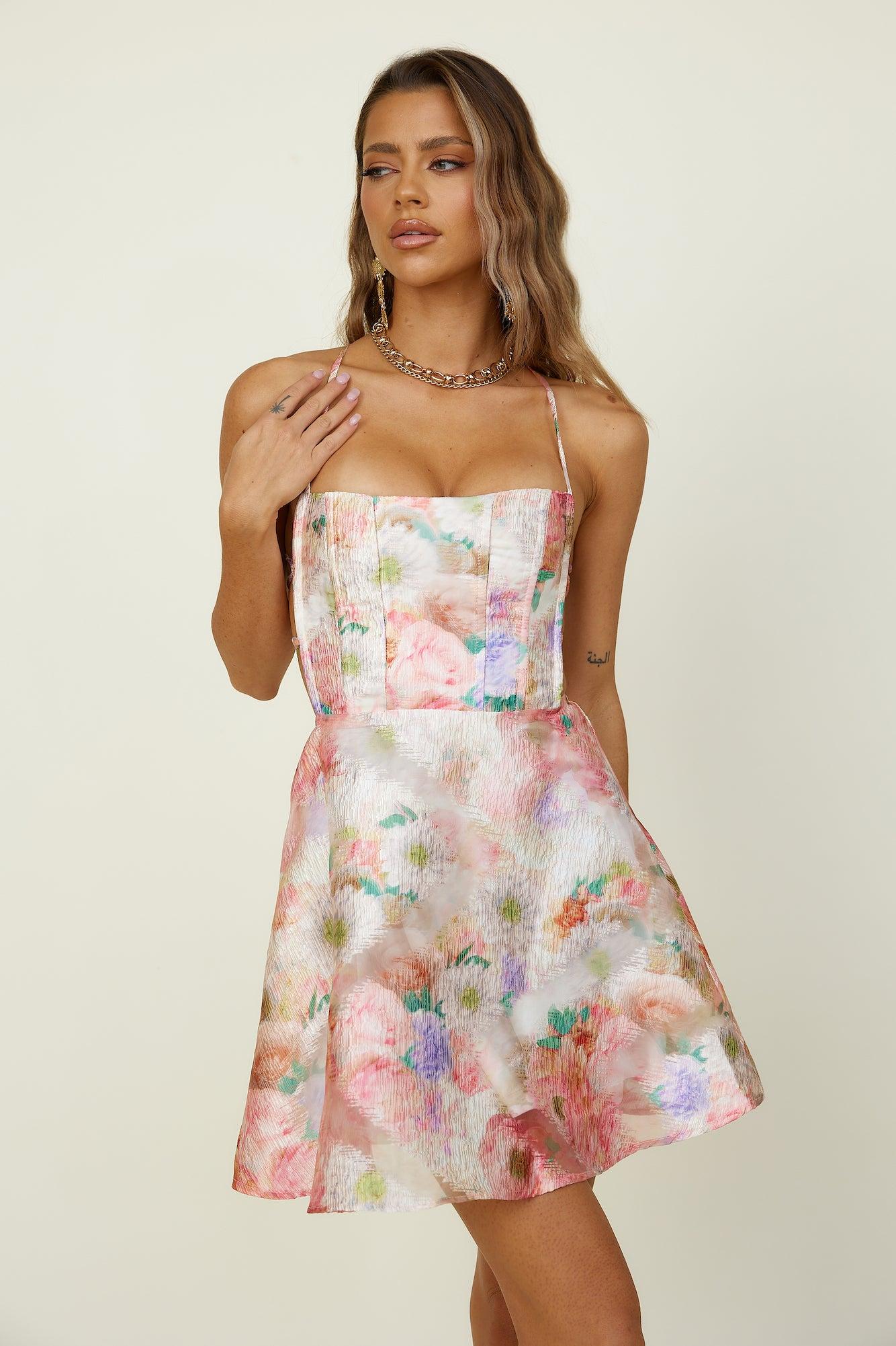 Sundream Dress Pink Product Image