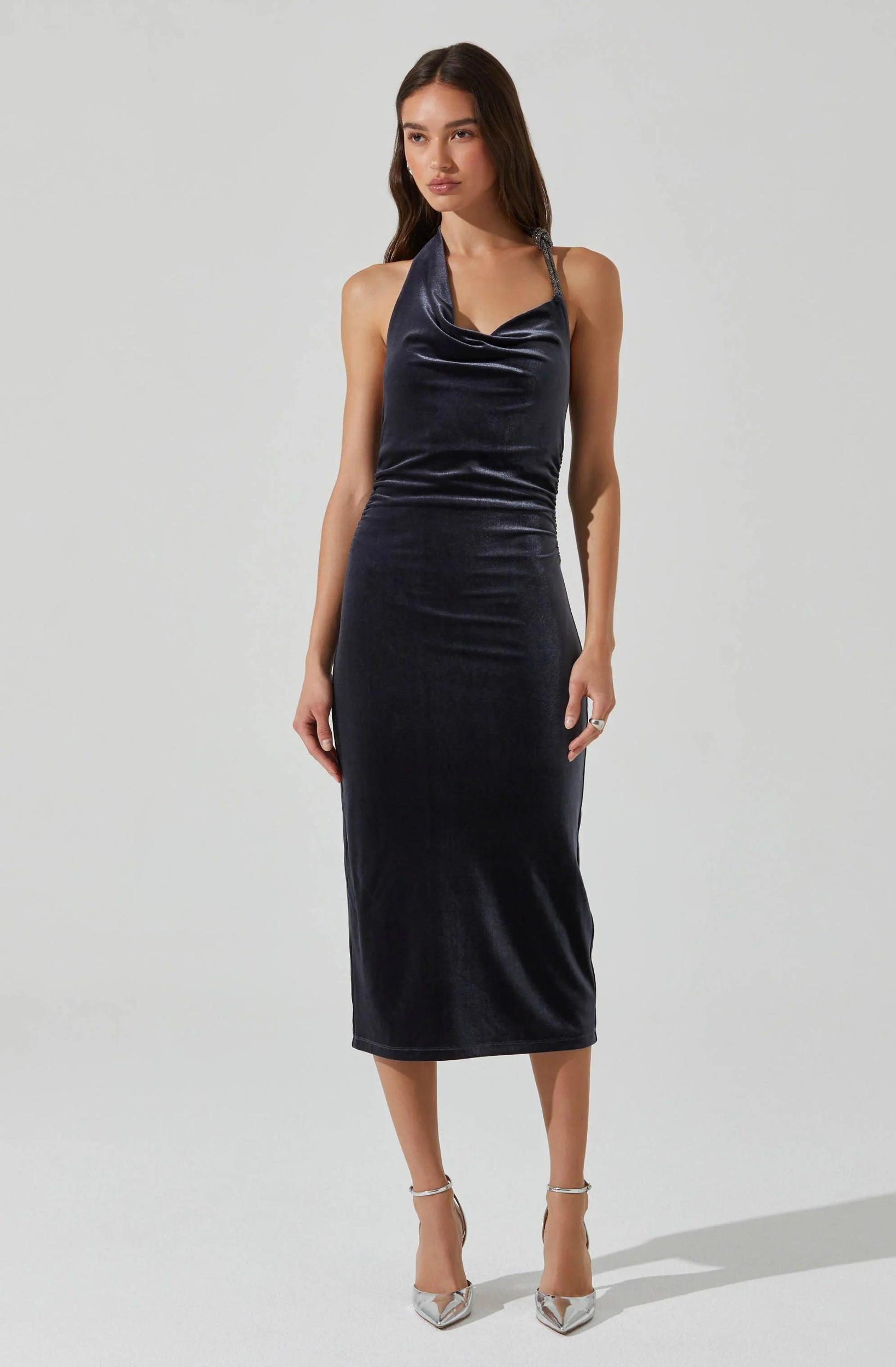 Eugenie Velvet Dress Product Image