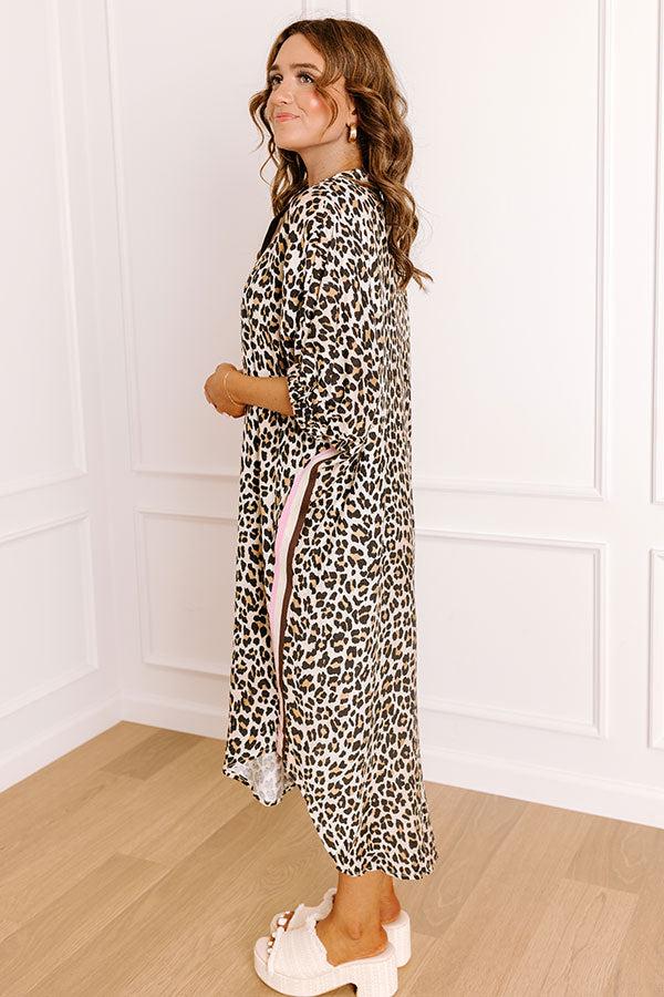 Dreams In The Wild Caftan Midi Dress Product Image