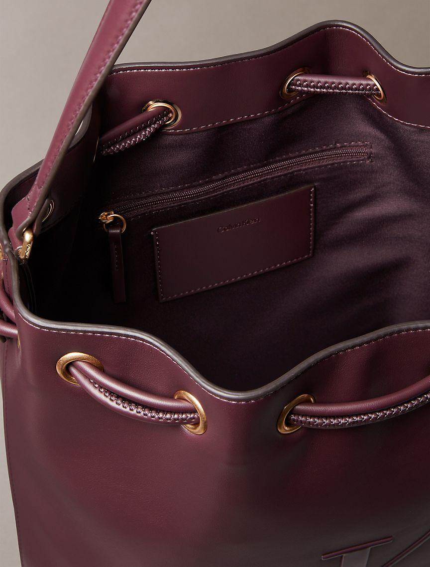 Embossed Monogram Logo Bucket Bag Product Image