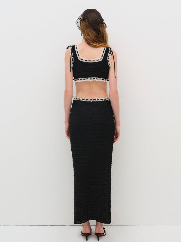 Mayfair Maxi Skirt — Black Product Image