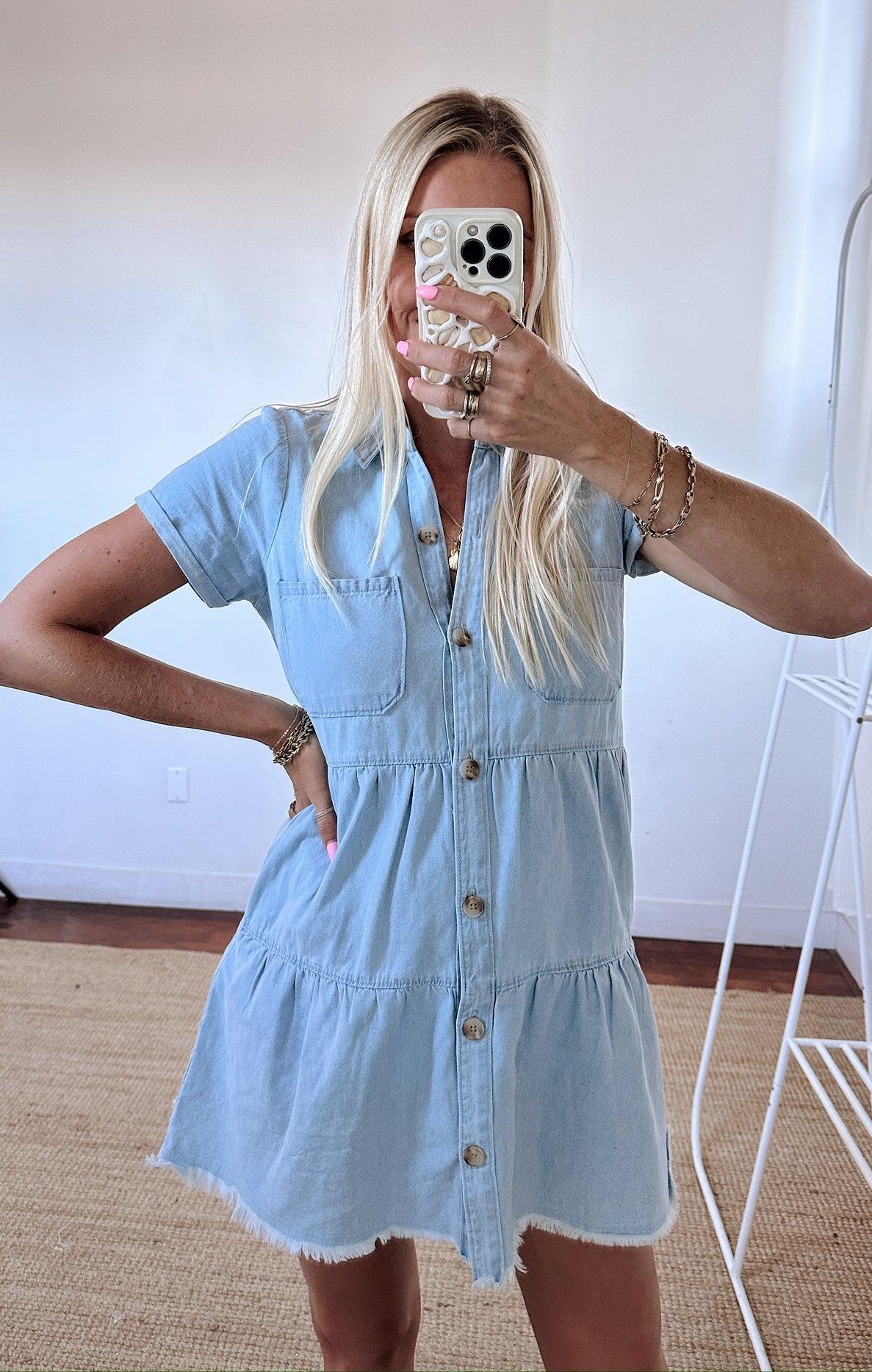 Birmingham Dress ~ Clear Skies Product Image