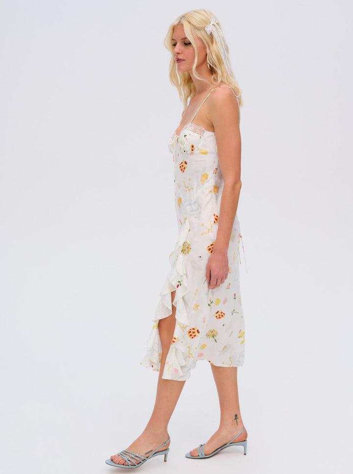 Chania Midi Dress — White Product Image