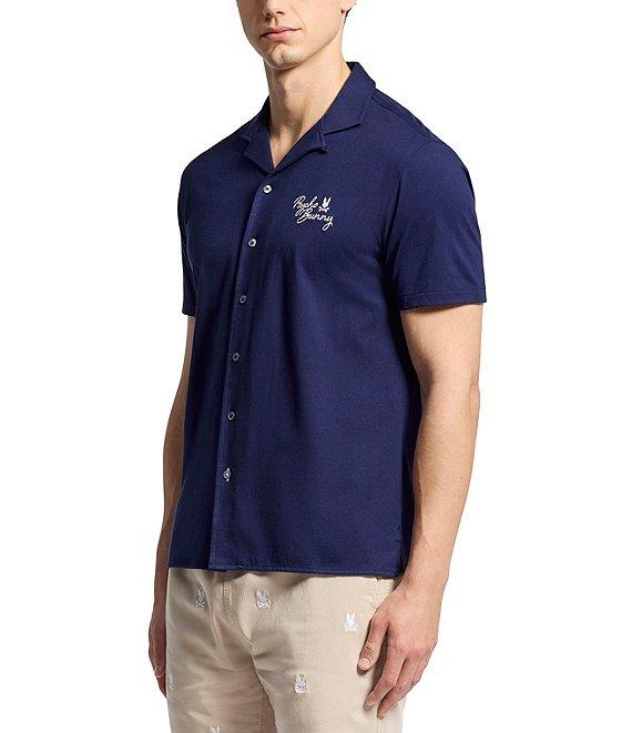 Psycho Bunny Desert Keller Short Sleeve Woven Camp Shirt Product Image
