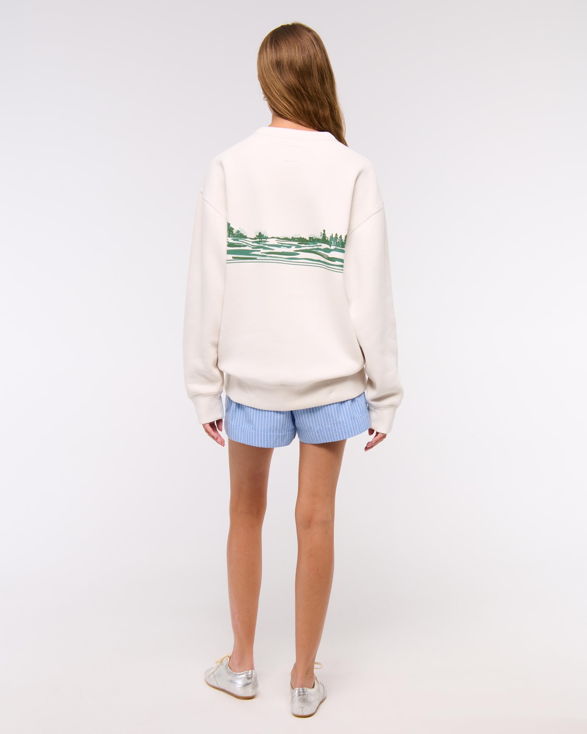 Golf Graphic Oversized Sunday Crew Product Image