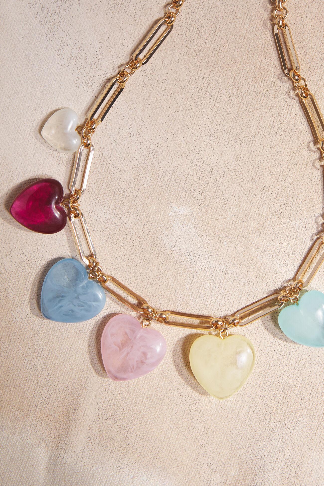 Stone Heart Necklace Product Image
