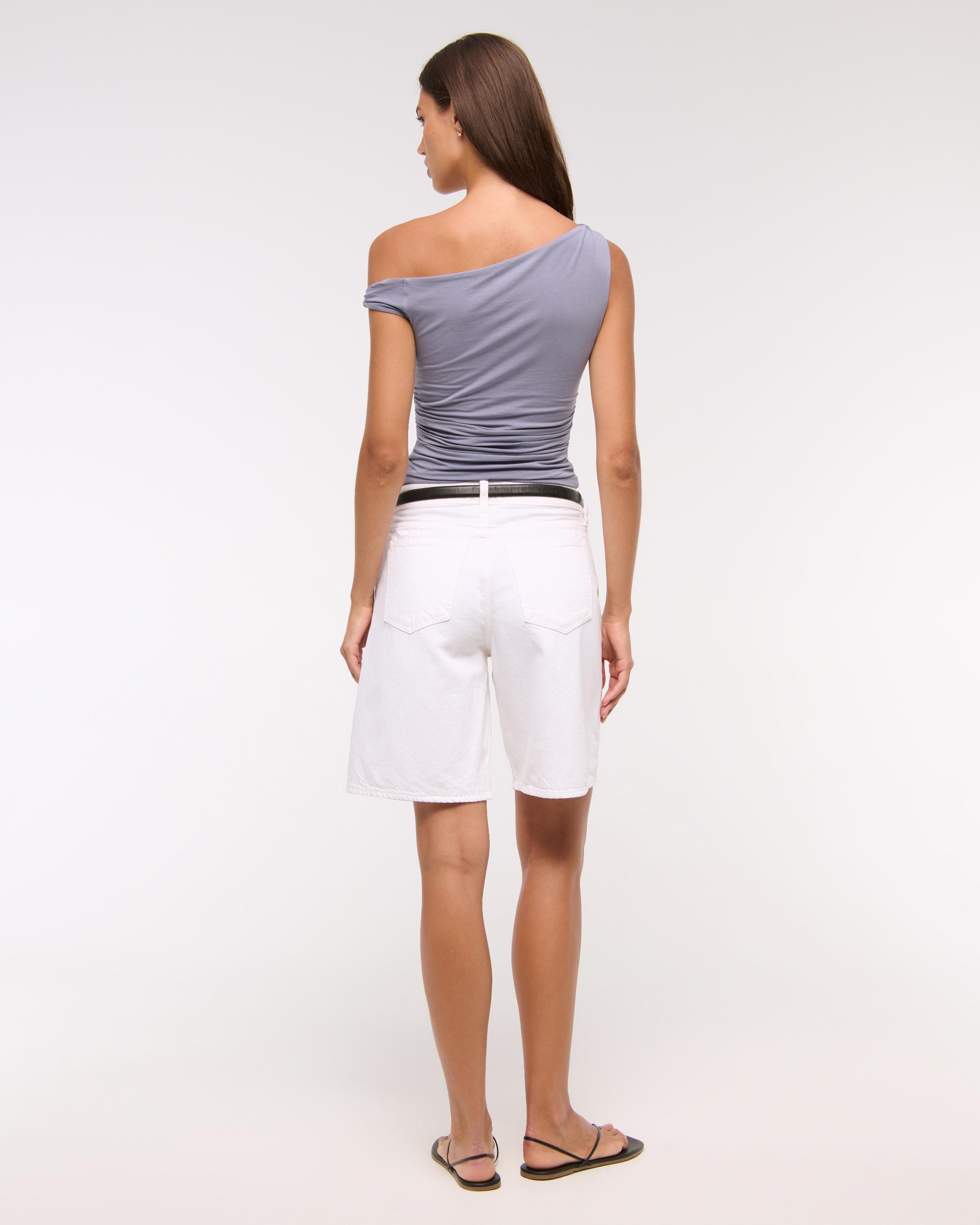 Asymmetrical Mesh Twist Top Product Image