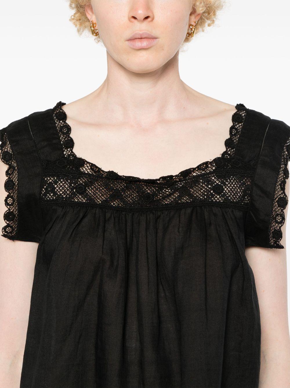 Almadia lace-trim dress Product Image