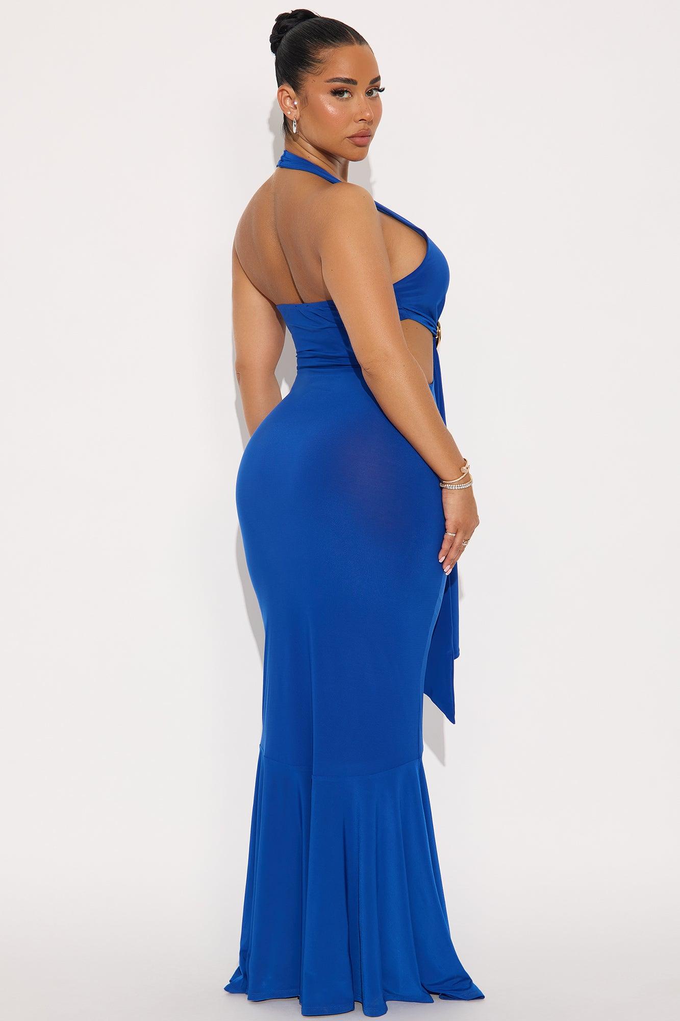 Not Like The Rest Maxi Dress - Royal Female Product Image