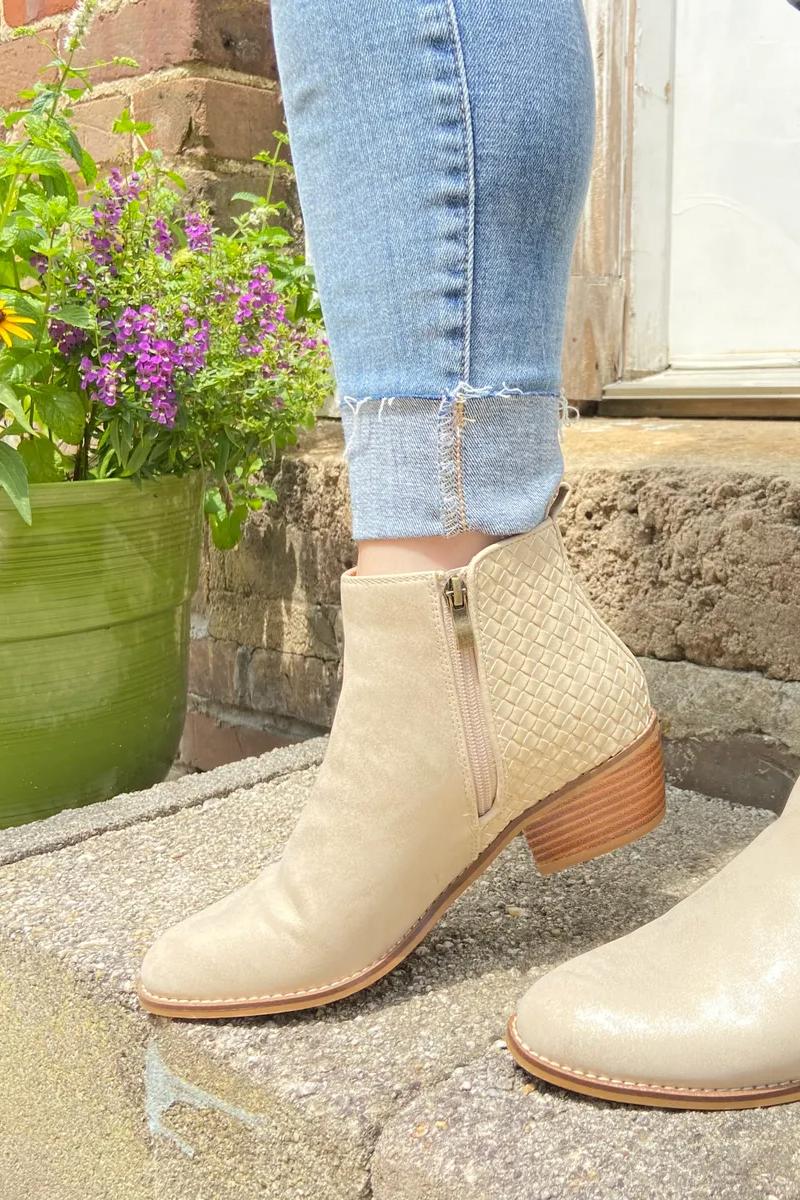 Corky's Half n Half Gold Metallic Bootie Product Image