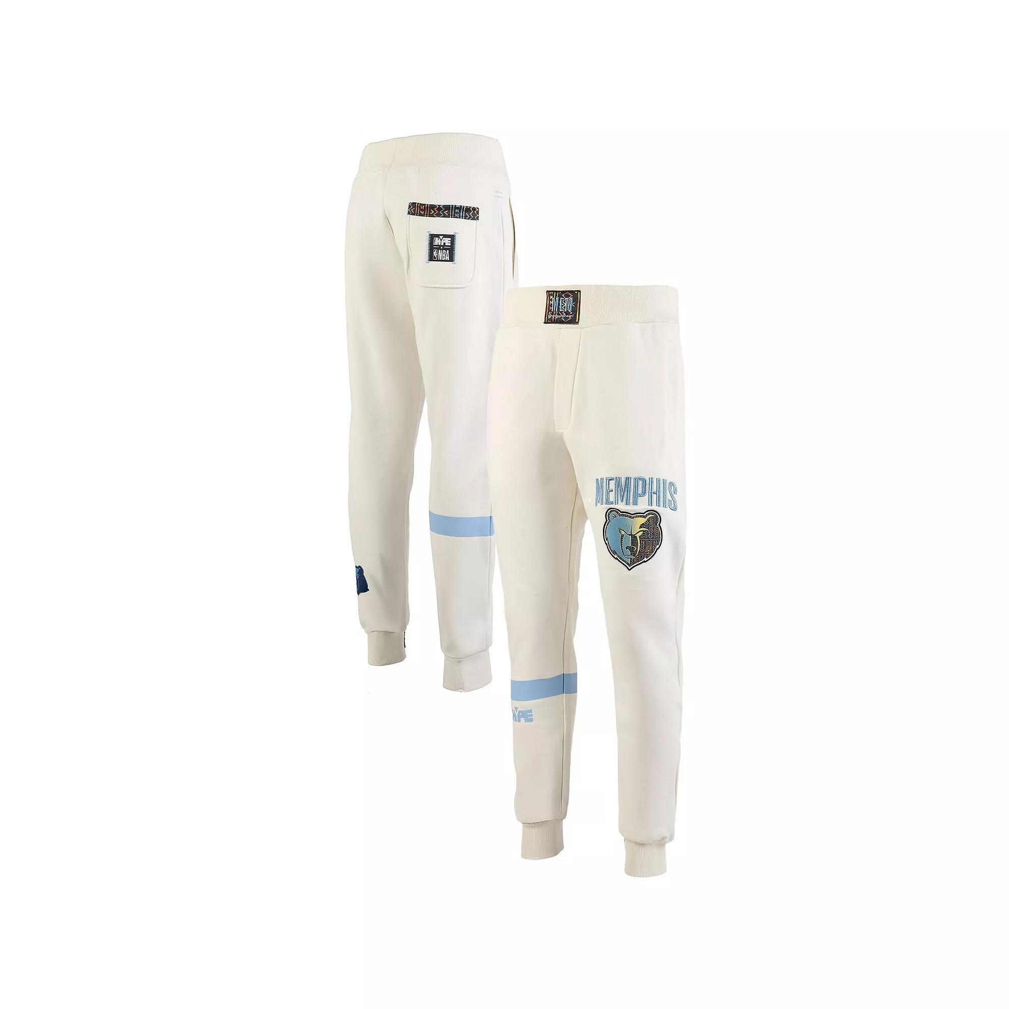 Men's NBA x Two Hype Cream Memphis Grizzlies Culture & Hoops Collection Premium Jogger Pants,  Product Image
