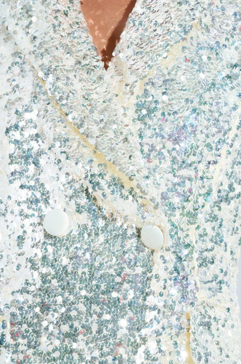 STAR OF THE SHOW SEQUIN BLAZER Product Image