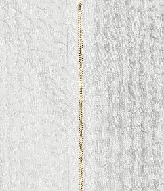 IC Collection Plus High Neck Sheer Trim Sleeveless Balloon Dress Product Image