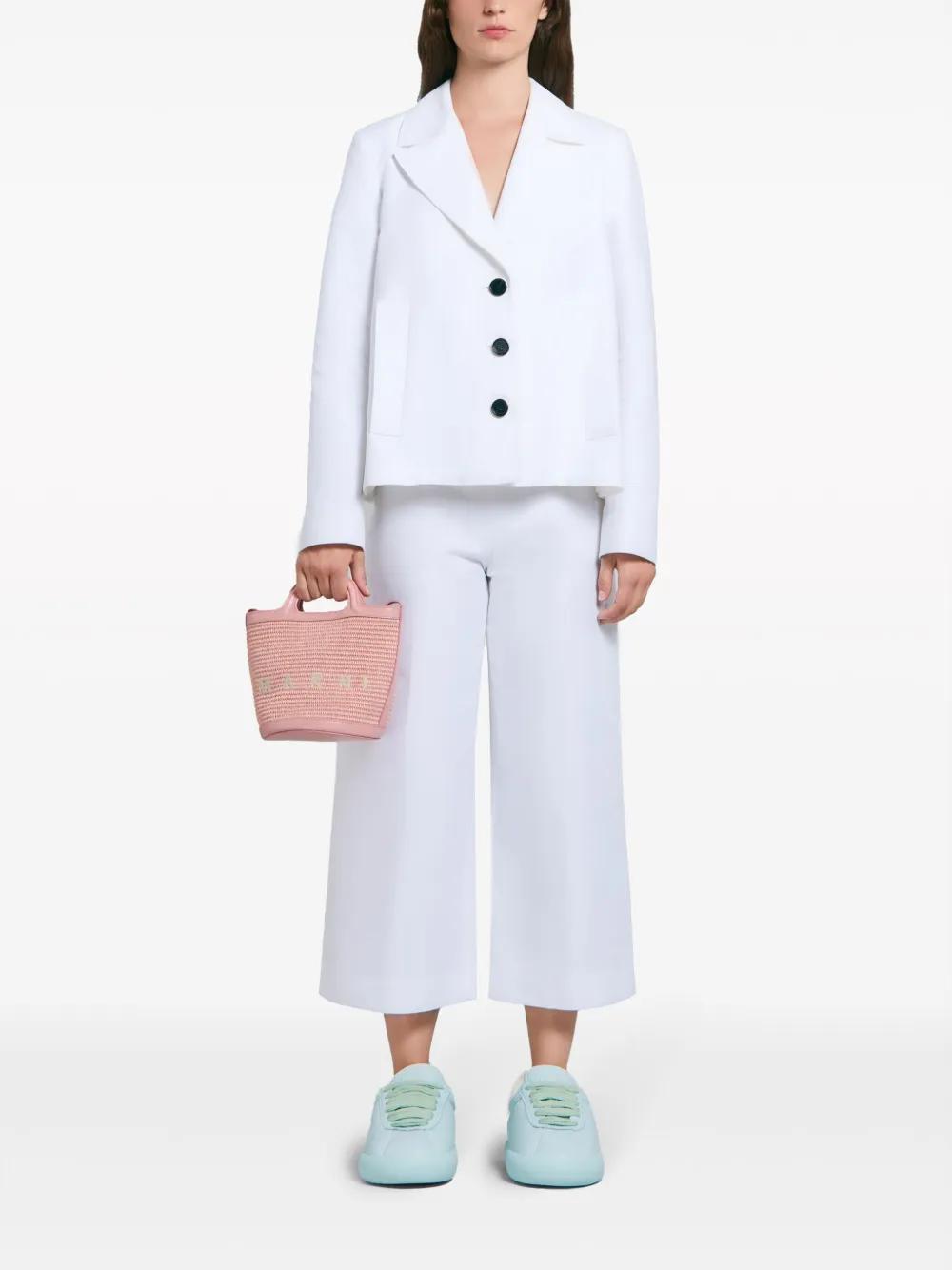 mini Tropicalia woven bucket bag Product Image