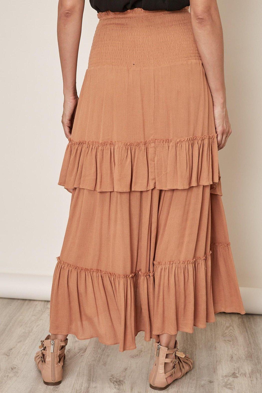 Ruffle Maxi Skirt Product Image