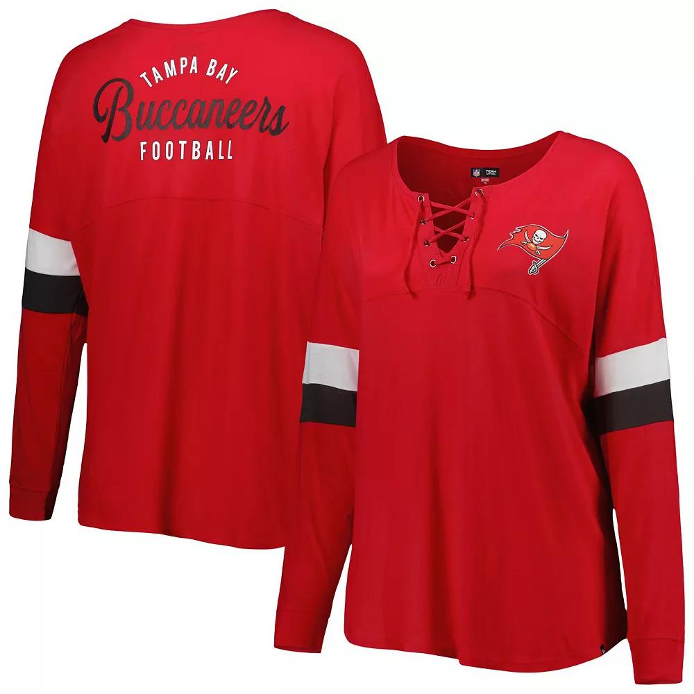 Women's New Era Red Tampa Bay Buccaneers Plus  Product Image