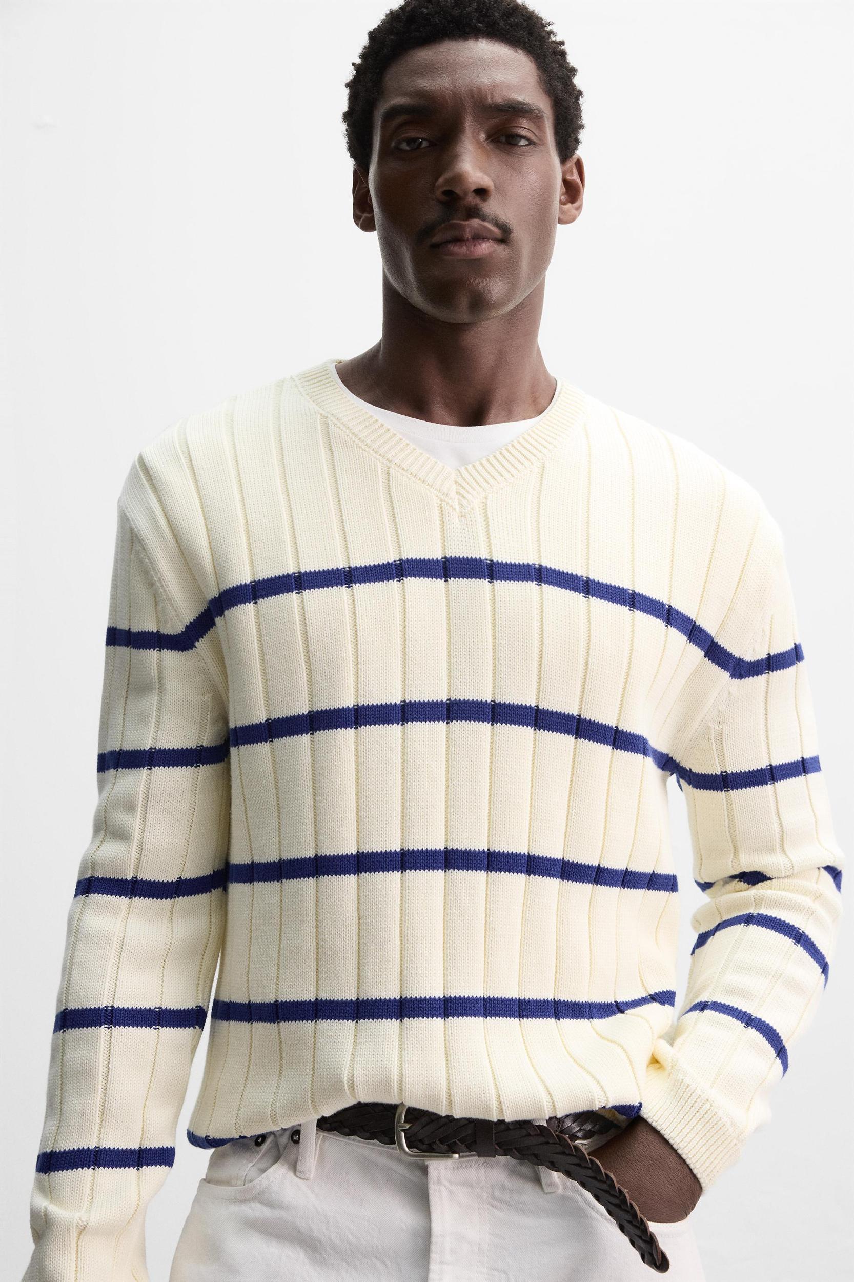 LIMITED EDITION STRIPED JACQUARD SWEATER Product Image