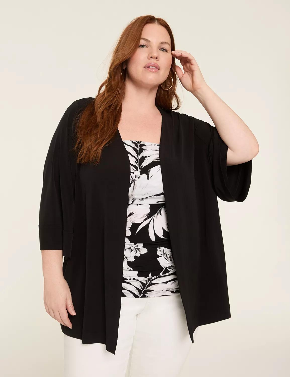 Relaxed Wide 3/4-Sleeve Overpiece Product Image