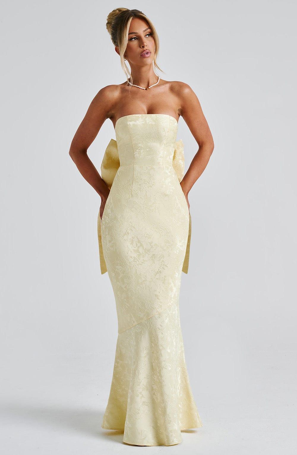 Felicity Maxi Dress - Lemon Product Image