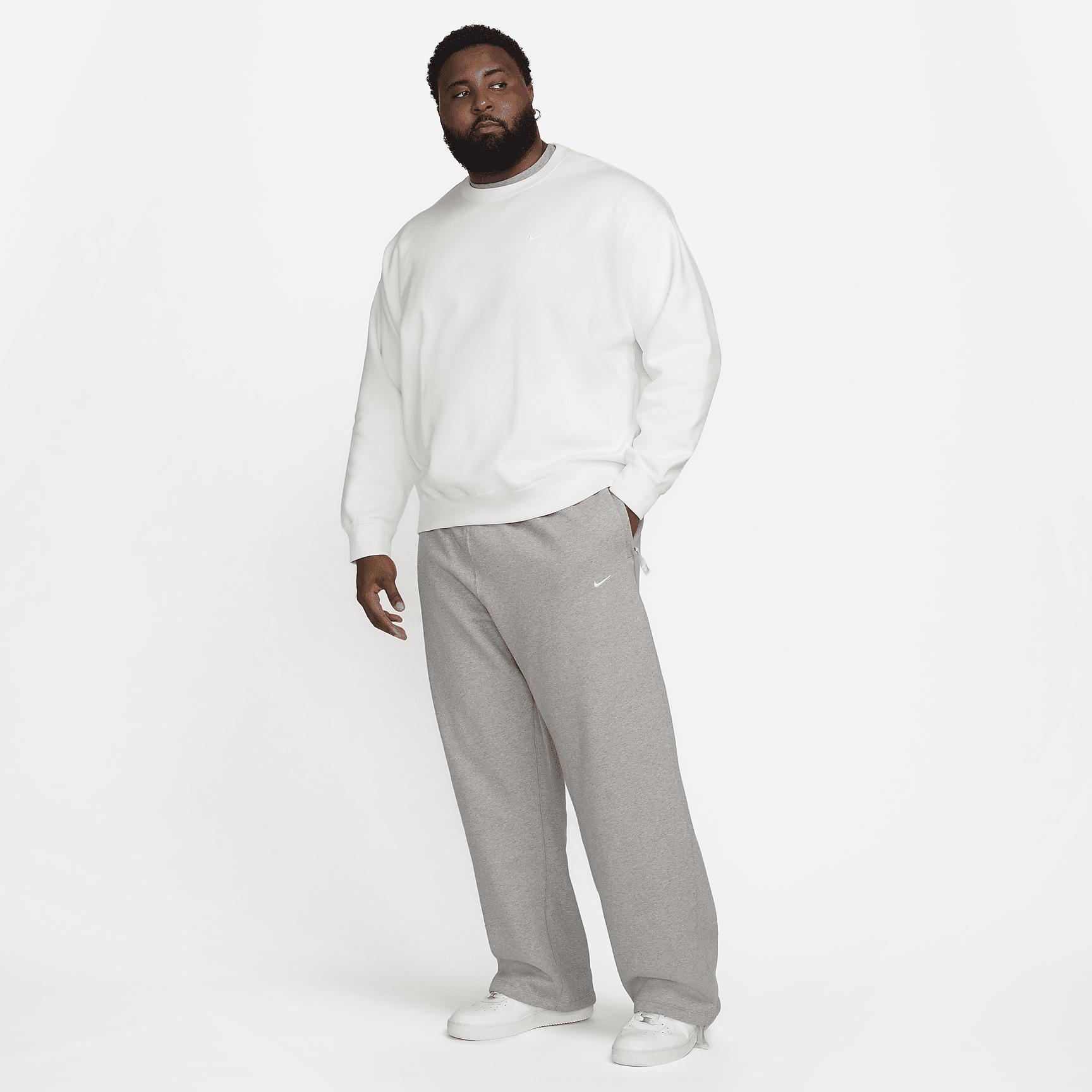 Nike Solo Swoosh Men's Open-Hem Fleece Pants Product Image