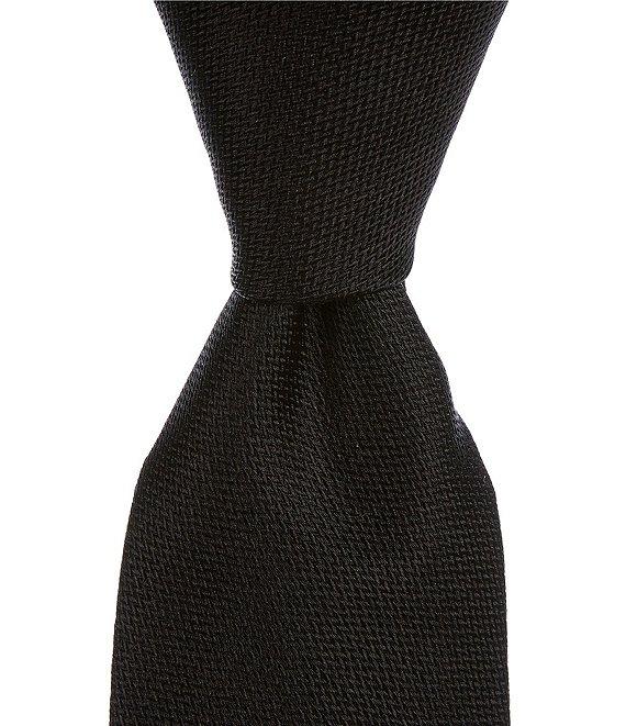 Cremieux Solid 3#double; Woven Silk Tie Product Image