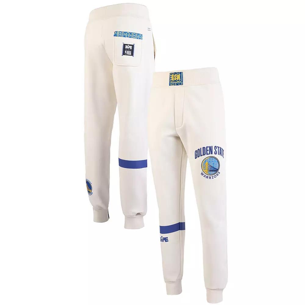 Mens NBA x Two Hype Cream Golden State Warriors Culture & Hoops Collection Premium Jogger Pants Product Image