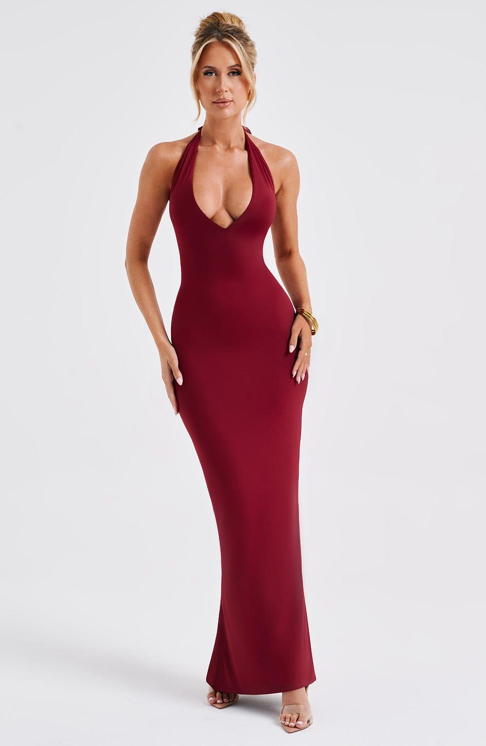 Harmonia Maxi Dress - Burgundy Product Image