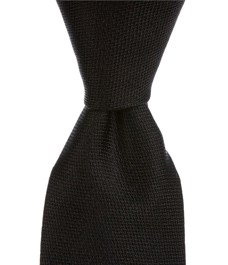Cremieux Solid 3#double; Woven Silk Tie Product Image