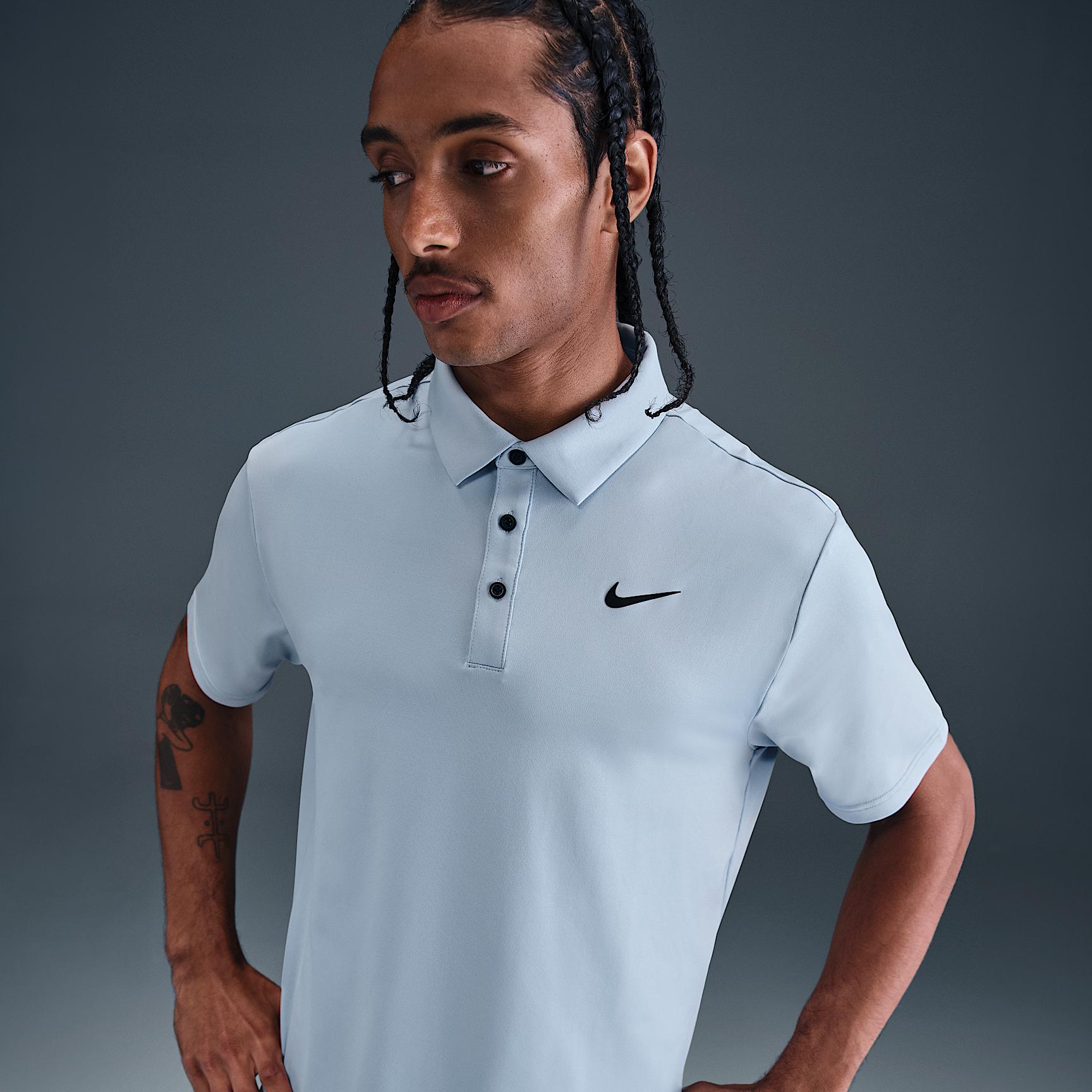 Nike Mens Tour Dri-FIT Solid Golf Polo | FZ7481-440 Product Image