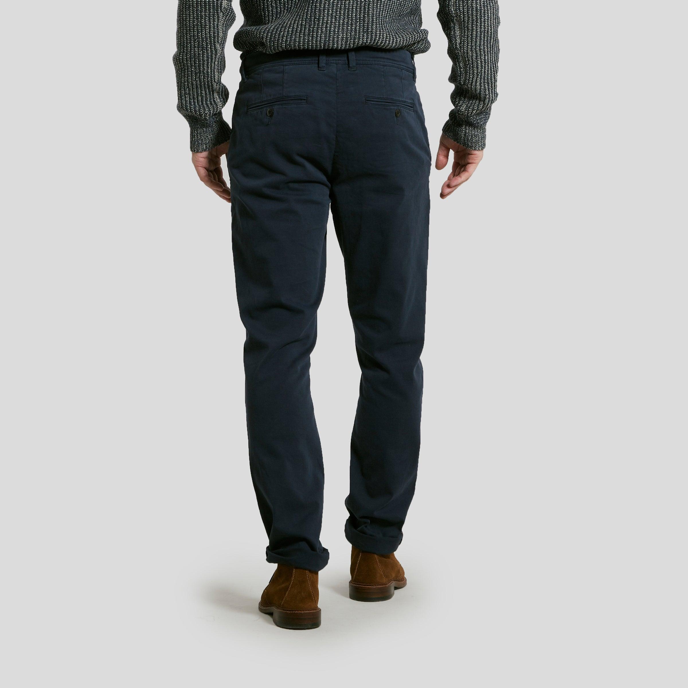 Precision Stretch Classic Fit Chino - Graphite Blue Product Image