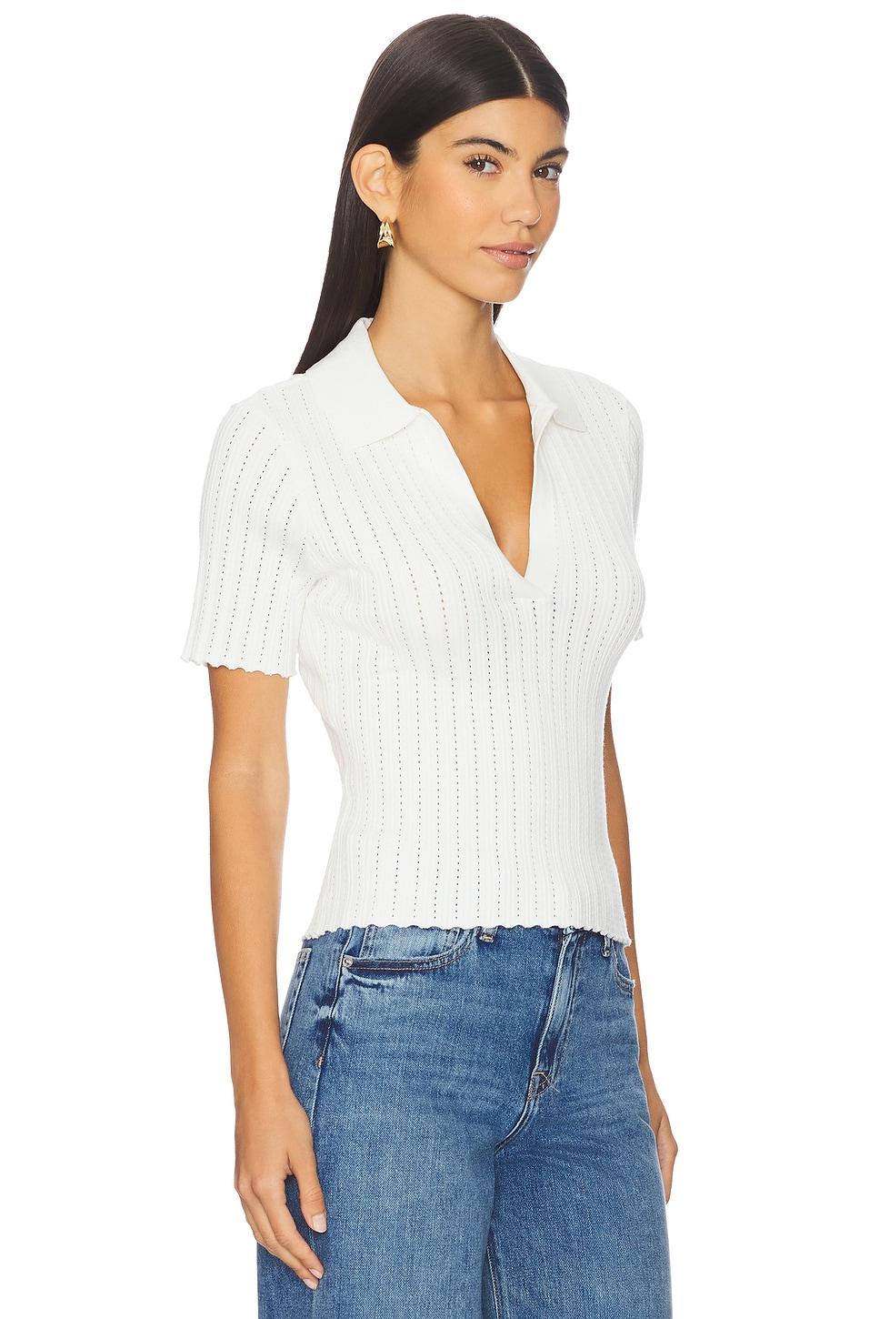 The Jess Pointelle Polo Shirt Joe's Jeans Product Image