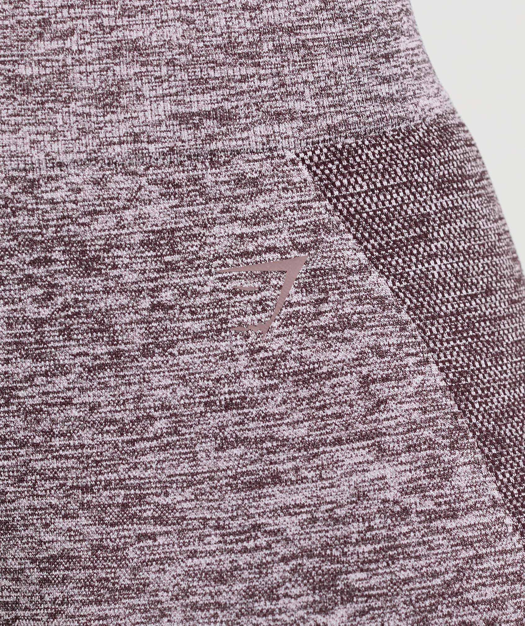 Gymshark Flex Shorts - Plum Brown/White Marl Female Product Image